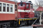 Parked excursion train